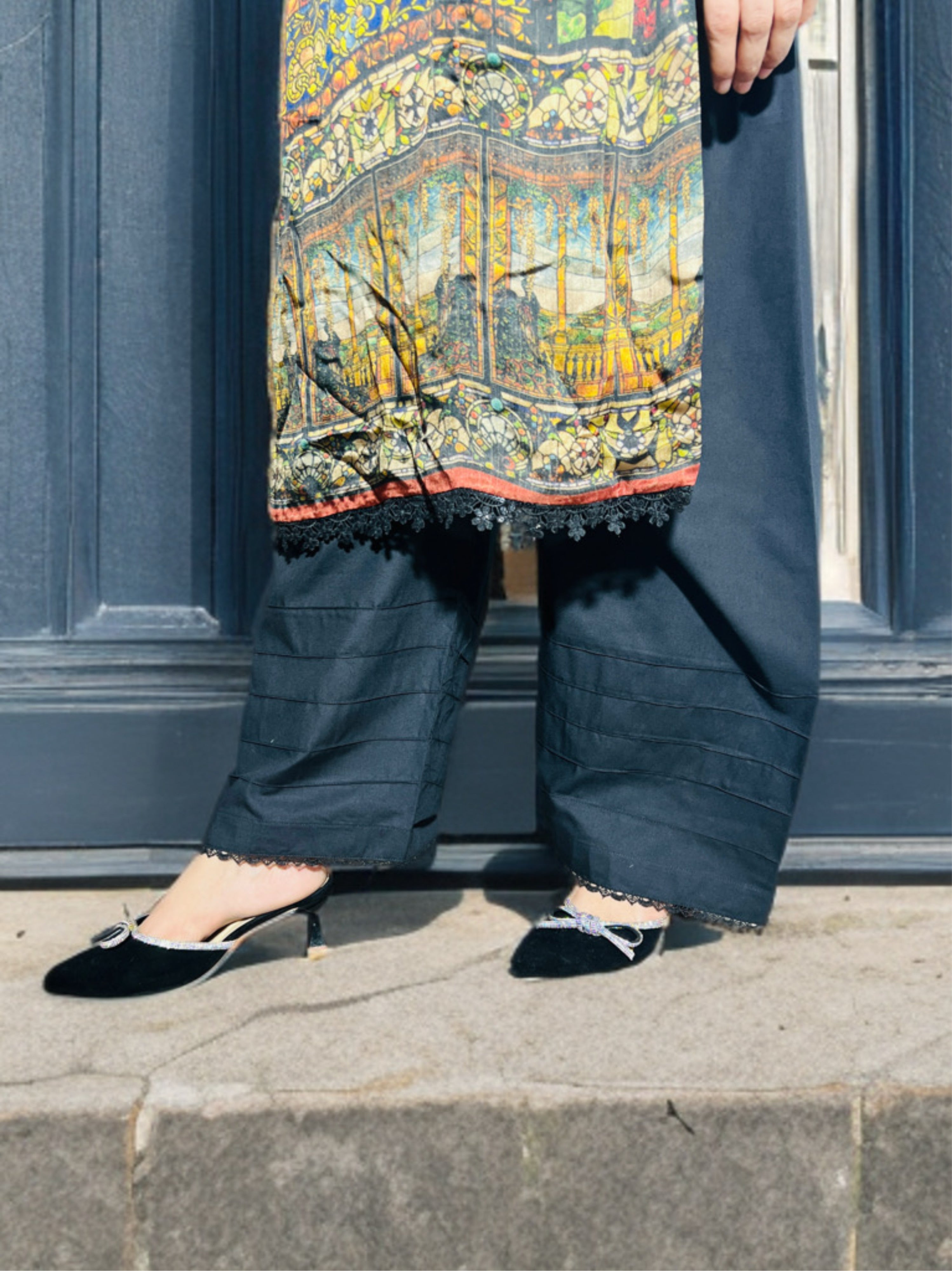 Buy Farshi shalwar | cotton, non see through