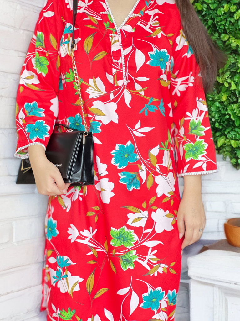 Ready to wear Printed Cord Set