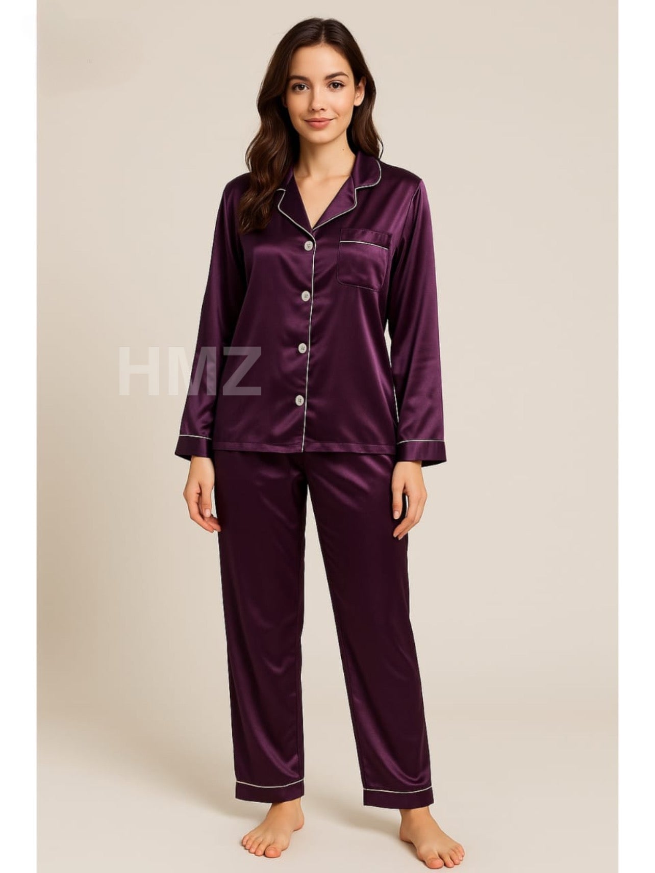 Women’s Silk Pyjama Set
