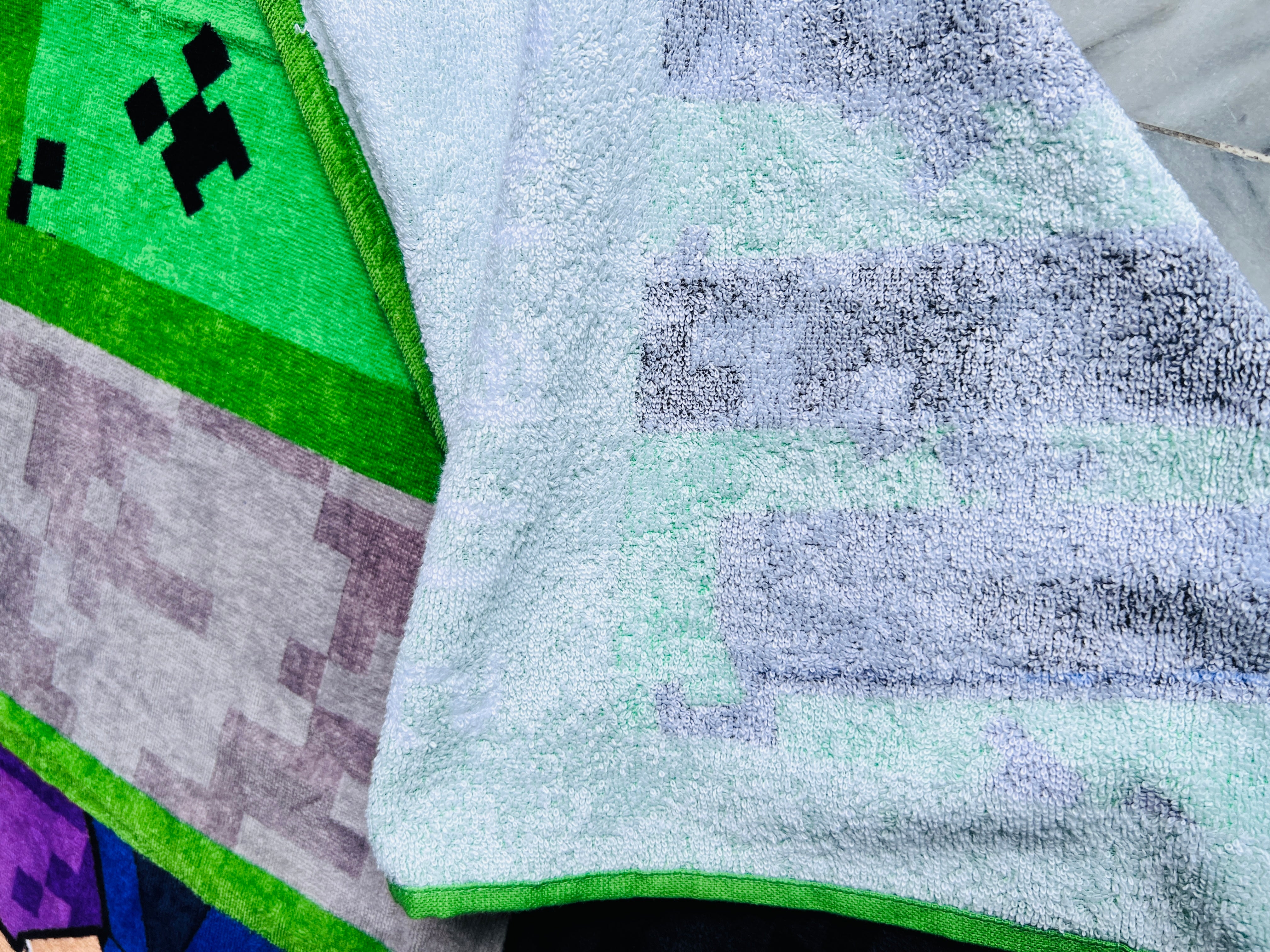 Mine Craft Kids cartoon character Towels