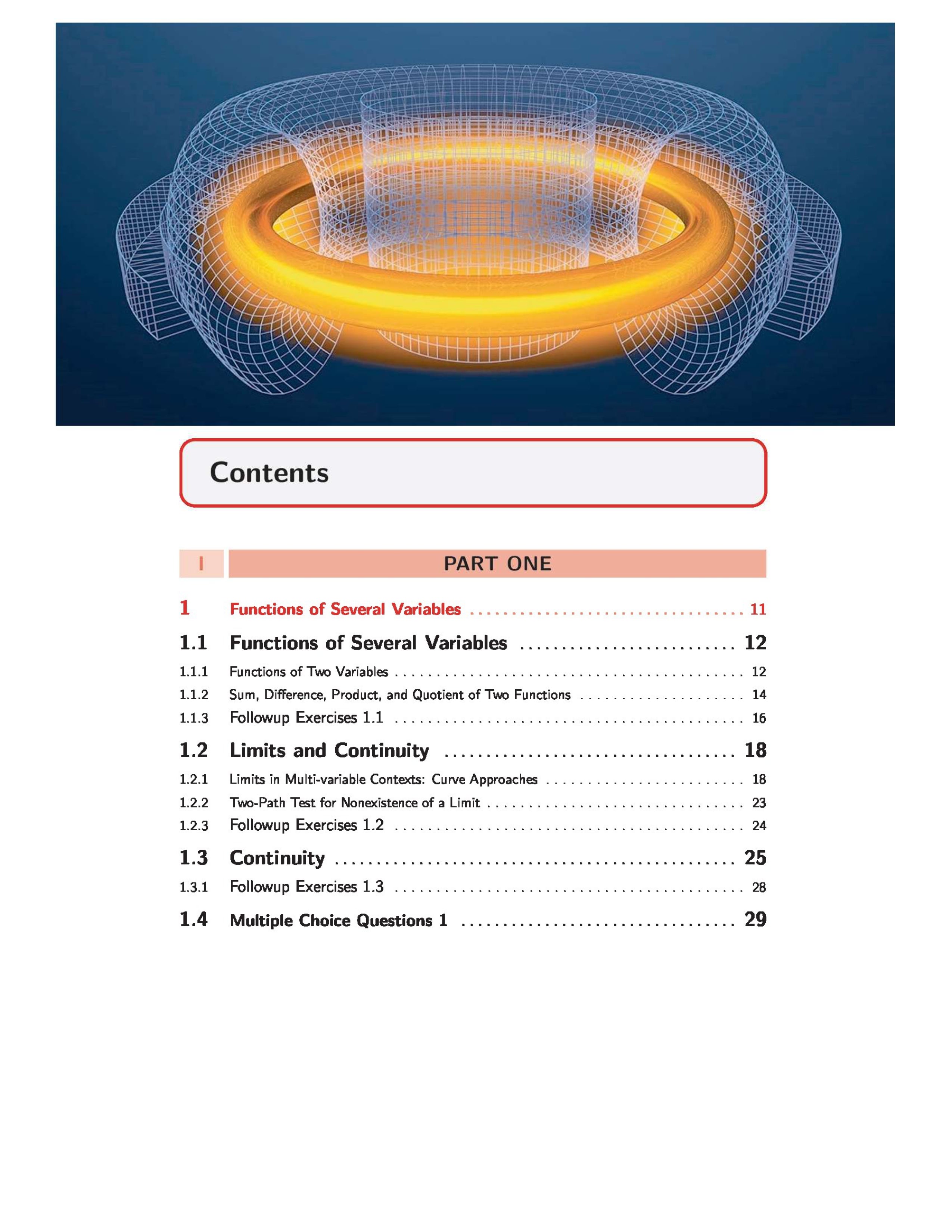Multivariable Calculus (First Edition) | For BS Associate Degree Programs