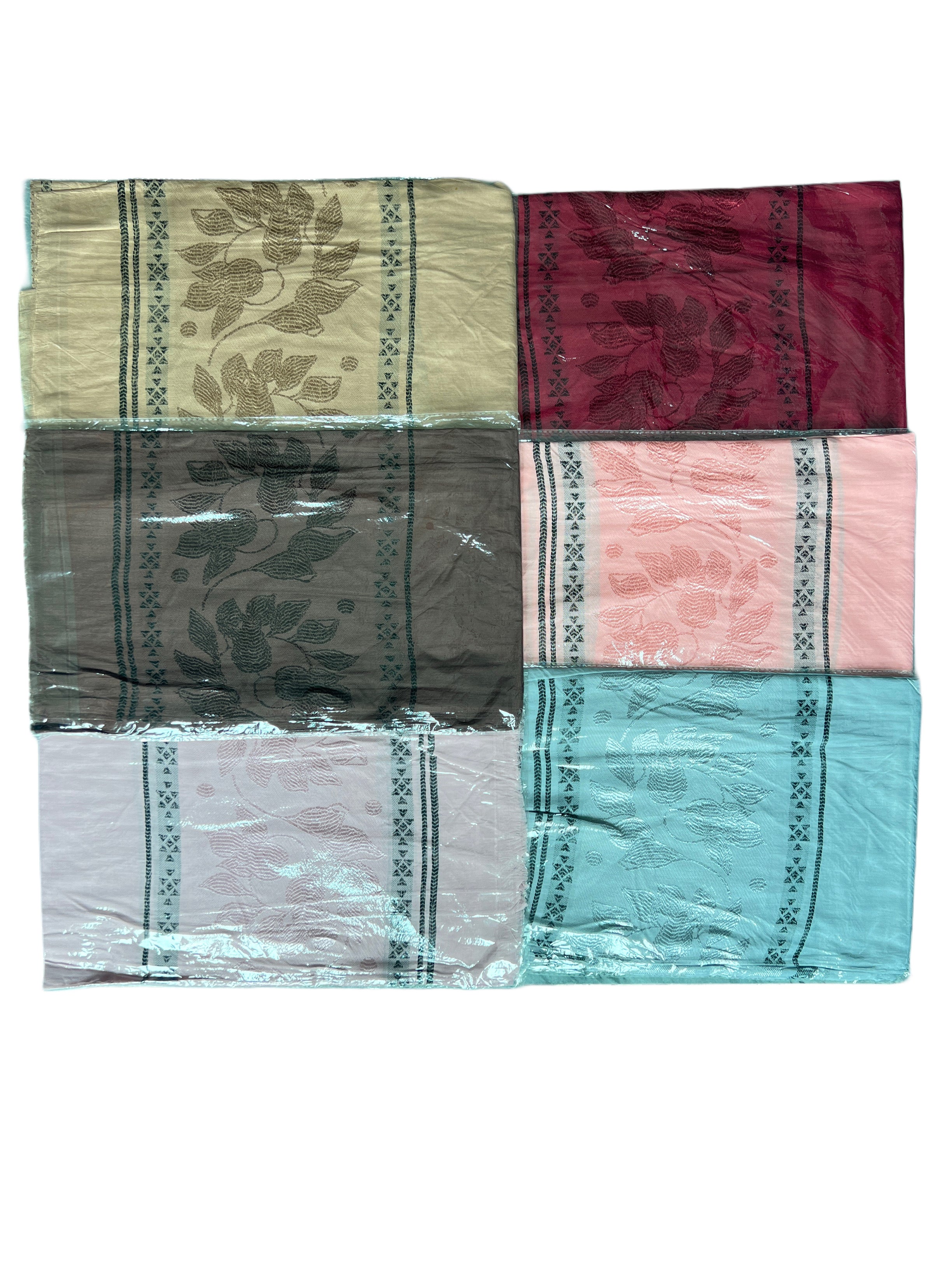 Elegant Light weight Staller with Floral Jacquard Design | Soft Fabric