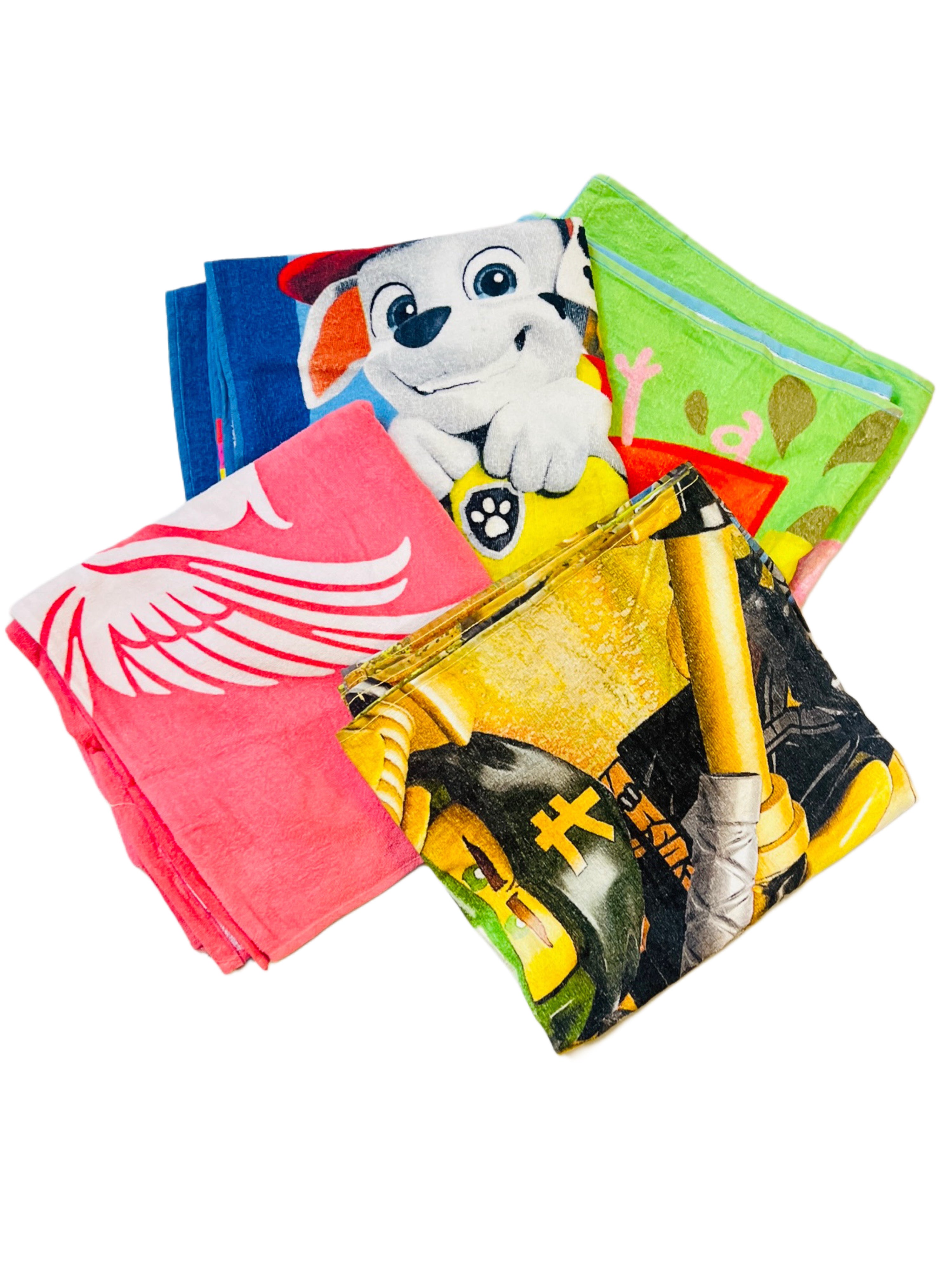 Kids cartoon character Towels | Paw petrol Mine craft Ninja